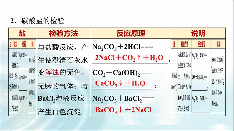 苏教版高中化学必修第一册专题二第一单元基础课时七物质的检验物质性质和变化的探究课件04