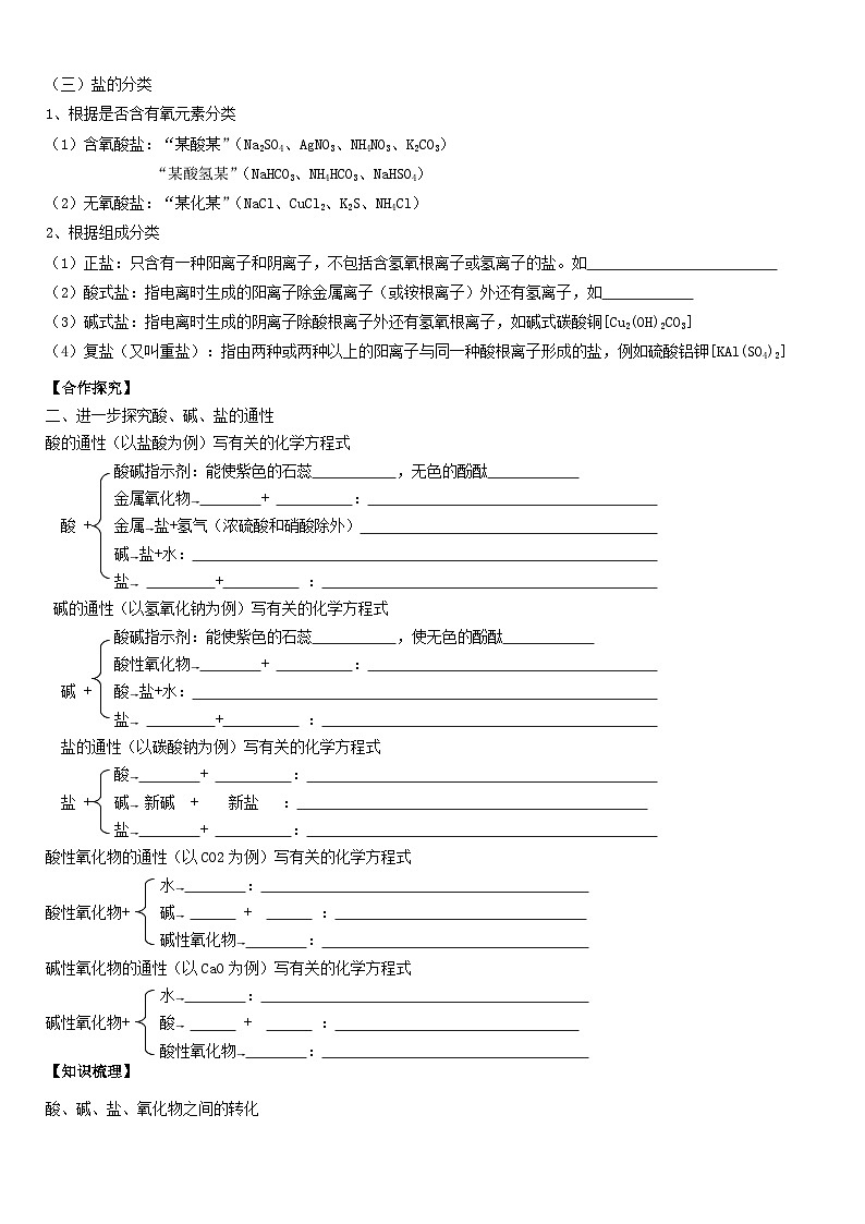 13  鲁科版（2019）高一化学必修一2.1元素与物质分类第2课时导学案02