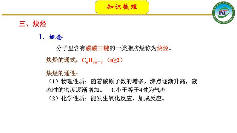 人教版 (新课标)选修5 有机化学基础 2.1 脂肪烃 课件03