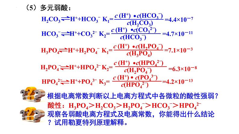 人教版 (新课标)选修4 化学反应原理  3.1 弱电解质的电离（第3课时 电离度、电离常数） 课件07