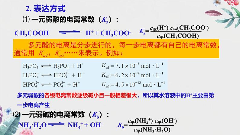 鲁科版选择性必修一  3.2弱电解质的电离 盐类的水解(第1课时弱电解质的电离1 )  课件08