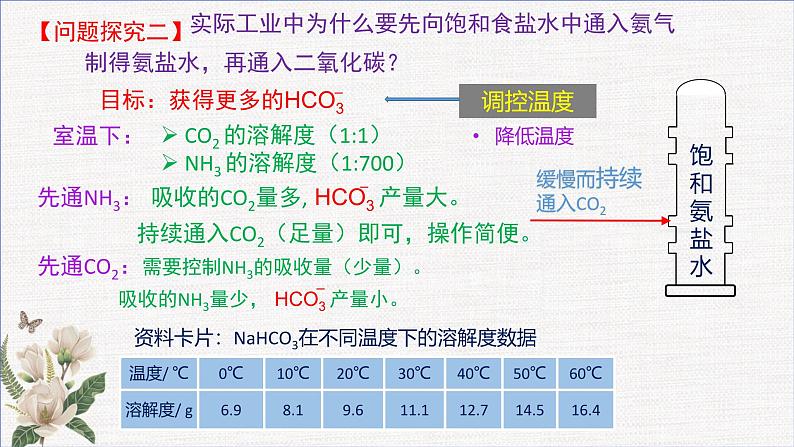 鲁科版选择性必修一  第3章 微项目 探索索尔维制碱法和侯氏制碱法   课件08