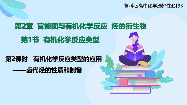 鲁科版选择性必修3 2.1.2  有机化学反应类型的应用——卤代烃的性质和制备 课件第1页