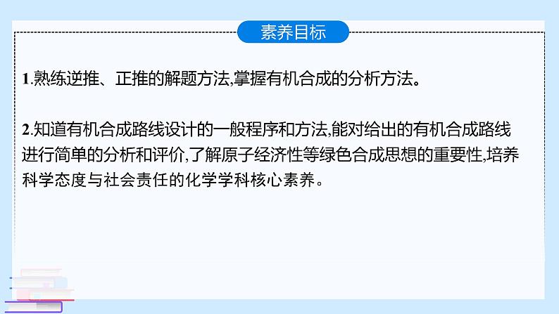 鲁科版选择性必修3 3.1.2  有机合成路线的设计 课件02