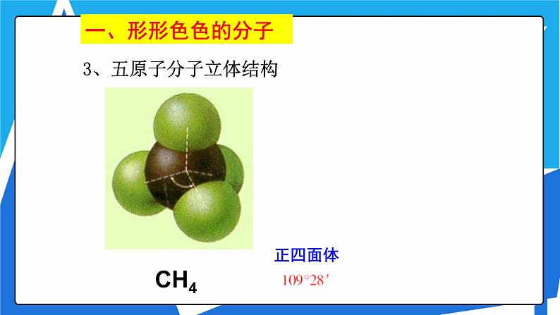 人教版高二化学选修三 2.2.1分子的空间结构与价层电子对互斥理论 课件05