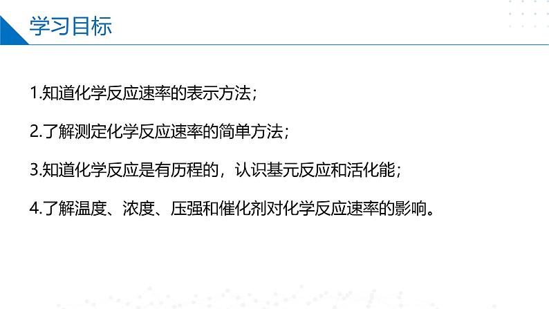 沪科版2020高二化学选择性必修第一册 2.3化学反应速率 课件02