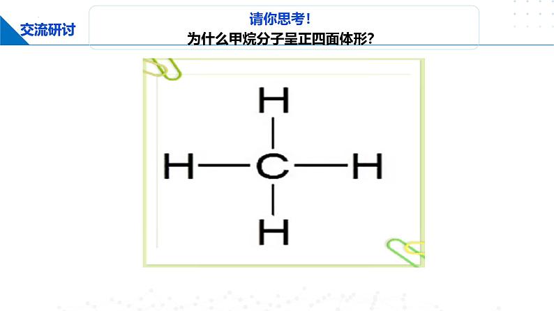 鲁科版2019高二化学选择性必修二 2.2.1杂化轨道理论 课件08