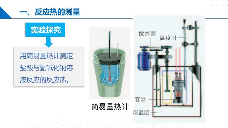 苏教版2019高二化学选择性必修第一册 1.1.2反应热的测量与计算（同步课件）05