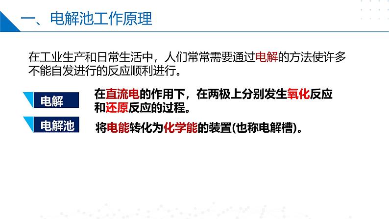 1.2.3化学能与电能的转化（电解池的工作原理）（同步课件）-2023-2024学年高二化学同步精品课堂（苏教版2019选择性必修第一册）第5页