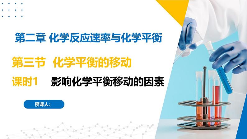 苏教版2019高二化学选择性必修第一册 2.3.1影响化学平衡移动的因素（同步课件）01