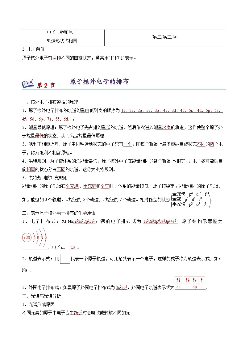 第一二章 揭示物质结构的奥秘 原子结构和元素性质（知识梳理）（解析版）第3页