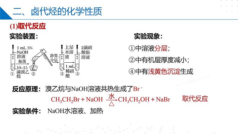 苏教版2019高二化学选择性必修三 第5章++药物合成的重要原料——卤代烃、胺、酰胺（同步课件）06