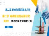 苏教版2019高一化学必修第一册 2.2.2物质的量浓度相关计算（同步课件）