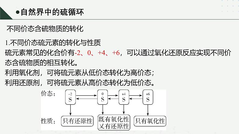 沪科版2020高一化学必修第一册 3.3+硫循环和氮循环（同步课件）08