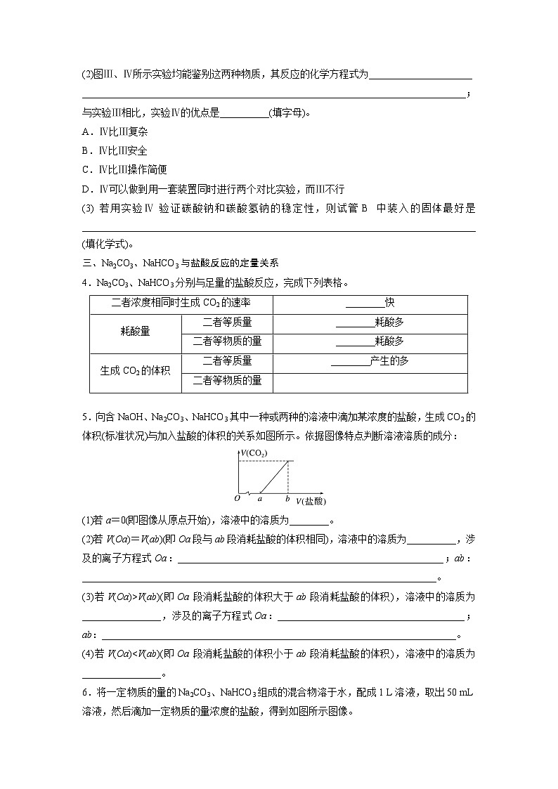 人教版高考化学一轮复习讲义第4章第11讲　碳酸钠和碳酸氢钠　钠及其化合物的相互转化（2份打包，原卷版+教师版）03