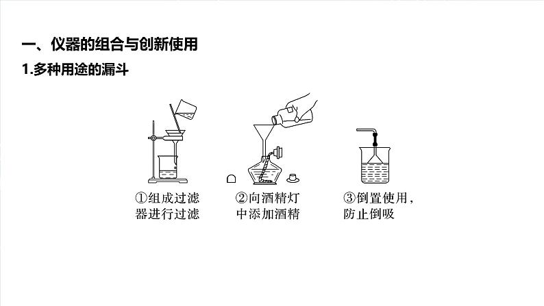 （人教版）高考化学一轮复习讲义课件第3章热点强化5　仪器的组合与气体体积的测定（含解析）02