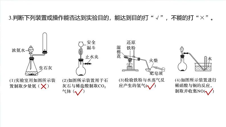 （人教版）高考化学一轮复习讲义课件第6章热点强化12　化学装置图的正误判断（含解析）04