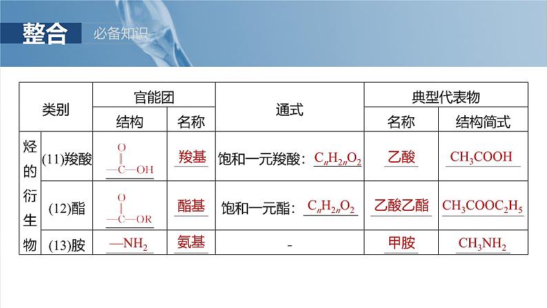 （人教版）高考化学一轮复习讲义课件第13章第60讲　有机化合物的分类、命名及研究方法（含解析）08