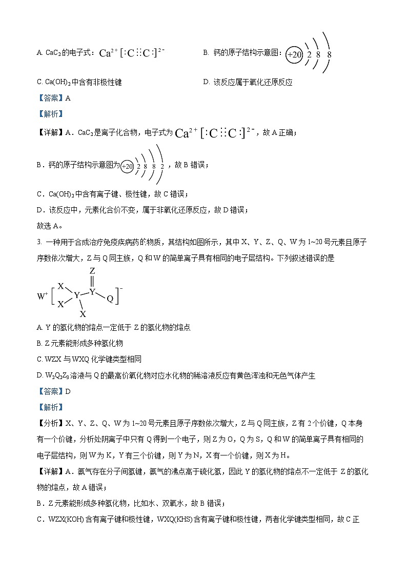 湖南省长沙大学附属中学2024-2025学年高二上学期开学考试化学试题（Word版附解析）02