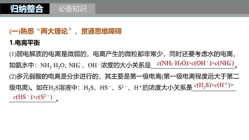 新高考化学一轮复习课件第9章 第55讲　溶液中“粒子”浓度关系（含解析）03