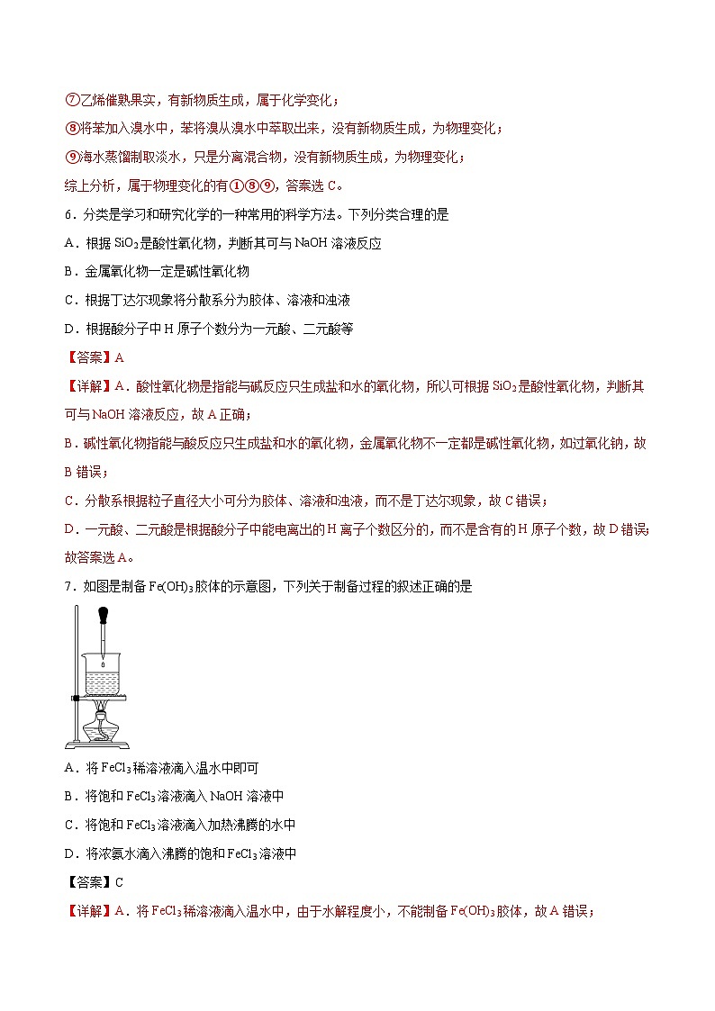 新高考化学一轮复习专题突破卷02 化学物质及其变化（2份打包，原卷版+解析版）03