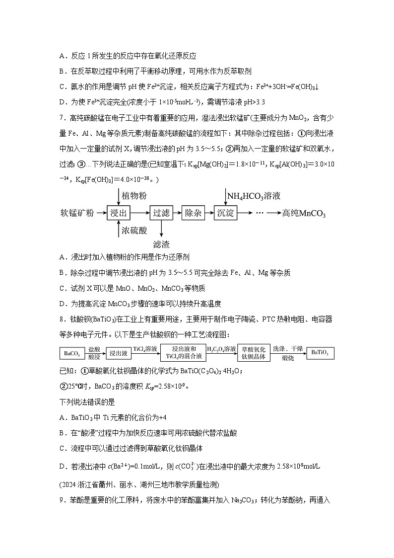 2025年高考化学一轮复习讲练测第04讲沉淀溶解平衡(练习)（新教材新高考）含解析答案03