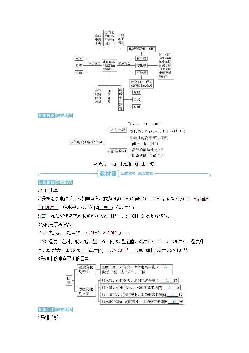2025年高考化学精品教案第八章水溶液中的离子反应与平衡第2讲水的电离和溶液的pH第2页