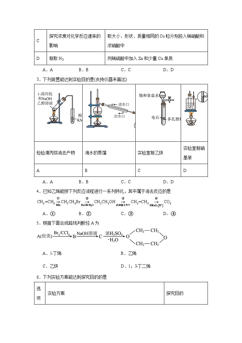 河南省周口恒大中学2024-2025学年高三上学期开学考试化学试题02