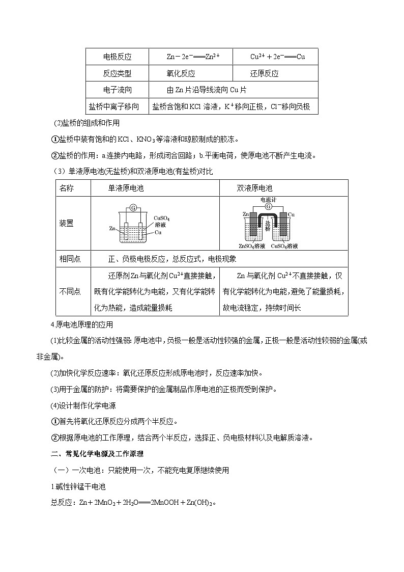 新高考化学一轮复习讲与练 第16讲  原电池   新型电源 （讲）（解析版）第2页