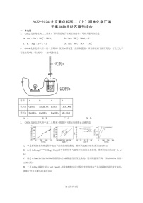 [化学]2022～2024北京重点校高二上学期期末真题分类汇编：元素与物质世界章节综合