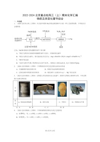 [化学]2022～2024北京重点校高三上学期期末真题分类汇编：物质及其变化章节综合