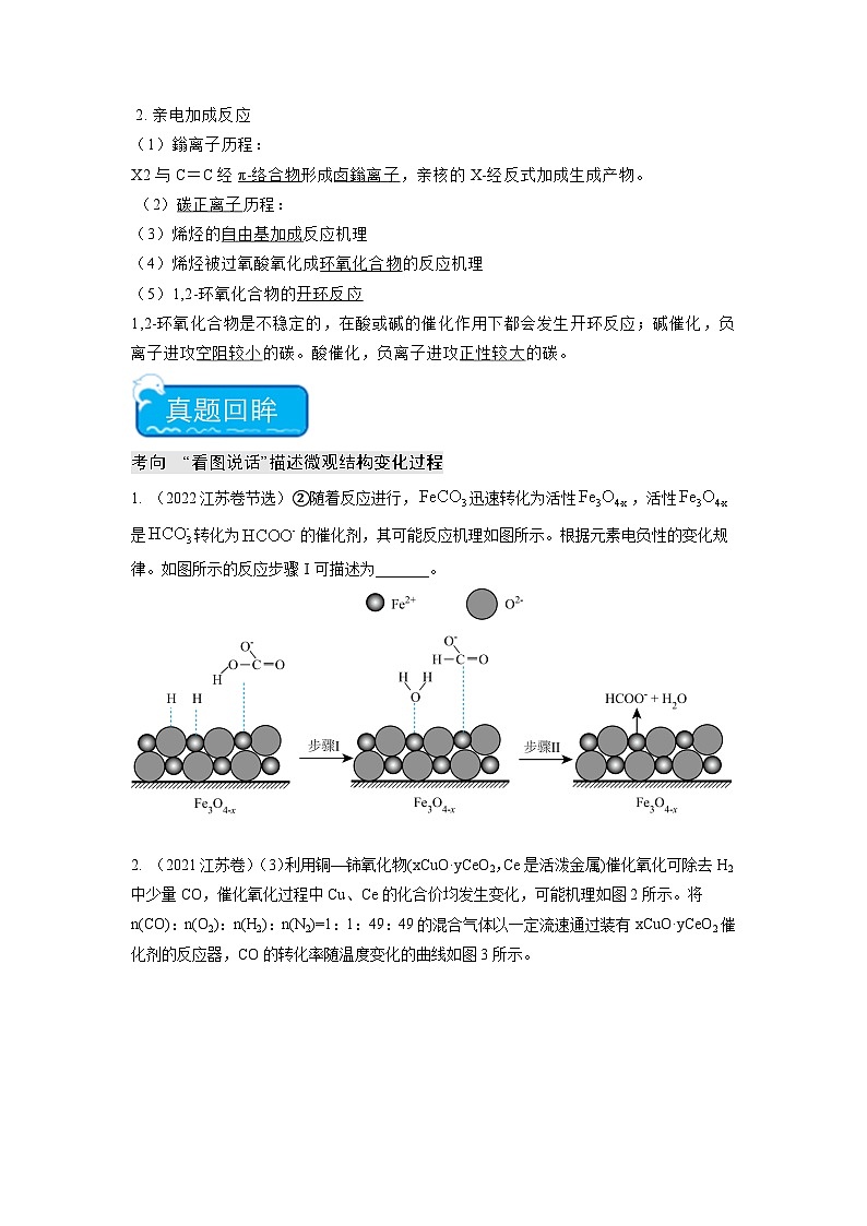 新高考化学二轮复习培优练习热点12“看图说话”描述微观结构变化过程（原卷版）第2页