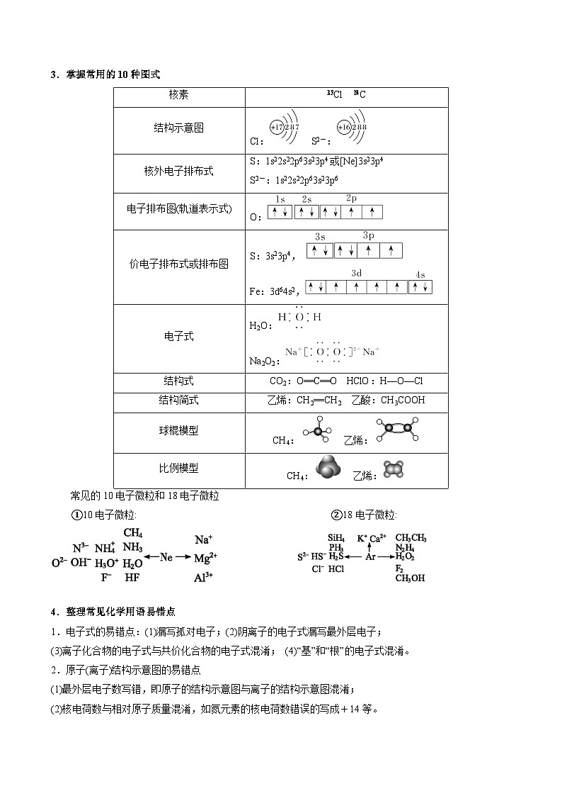 新高考化学二轮复习培优练习重难点01 化学与STSE 化学用语（解析版）第3页