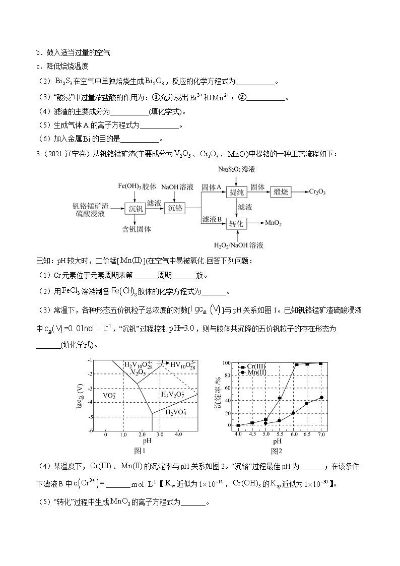 （黑吉辽通用）新高考化学三轮冲刺强化练习 非选择题 化学工艺流程综合题（原卷版）第3页