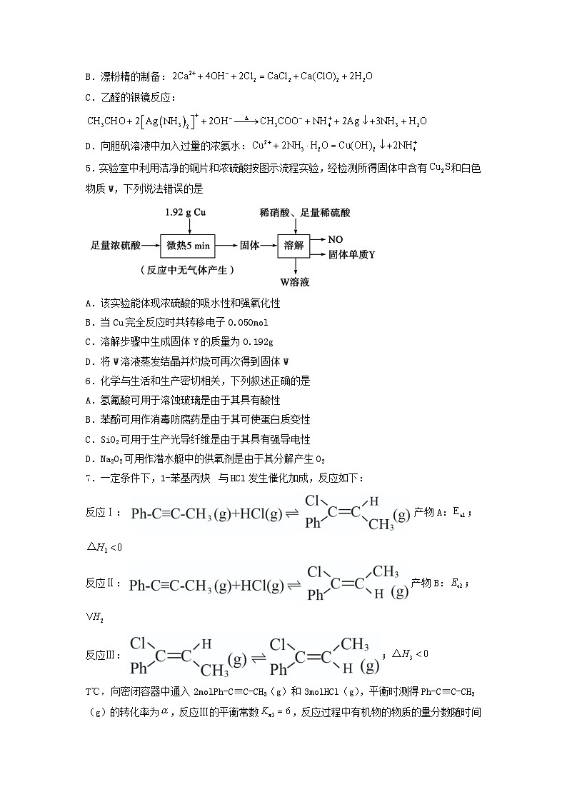 新高考化学三轮冲刺考前保温训练专练01 十四道选择题+主观流程题（原卷版） 第2页