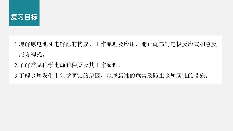 新高考化学二轮复习课件 第1部分 专题突破  专题12　新型电池和电解原理的应用02