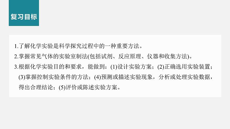 新高考化学二轮复习课件 第1部分 专题突破  大题突破2　综合实验题题型研究02