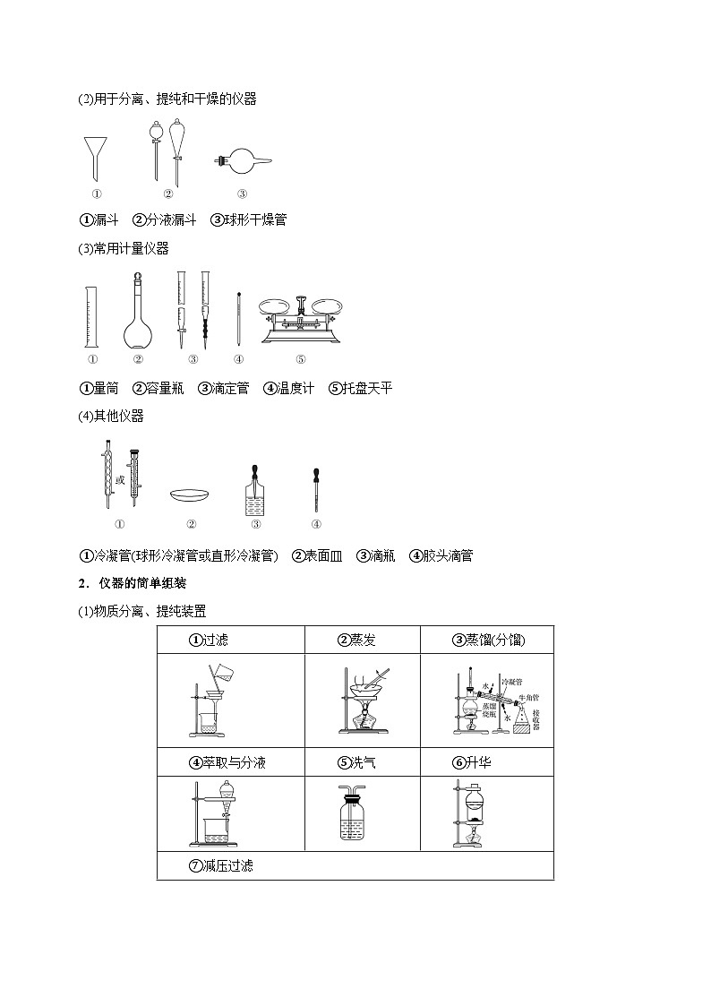 新高考化学二轮复习讲练测专题11 化学实验基础（讲）（解析版）02