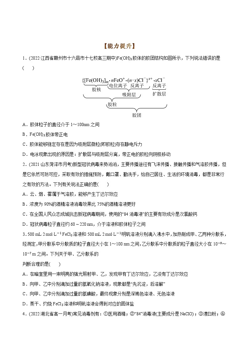 新高考化学二轮复习考点提升讲与练专题01 物质的组成、性质和分类（专练）（原卷版）第2页