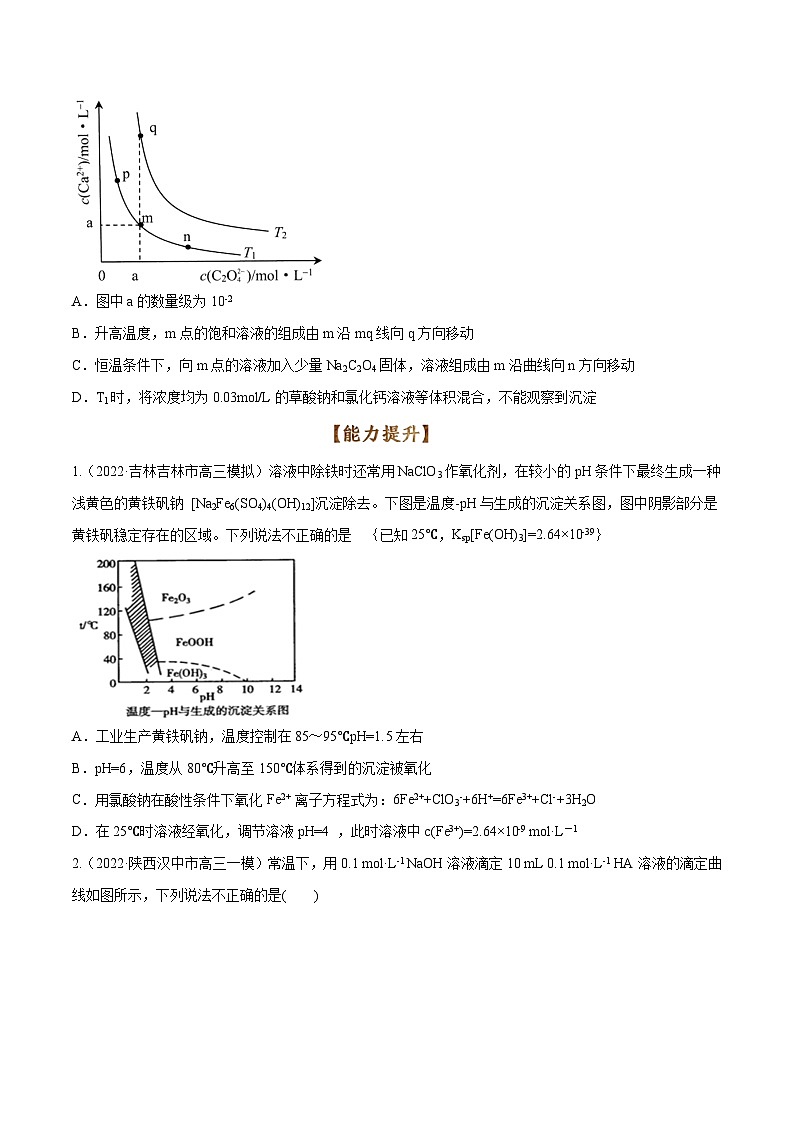 新高考化学二轮复习考点提升讲与练专题07 水溶液中的离子平衡（专练）（原卷版）第3页