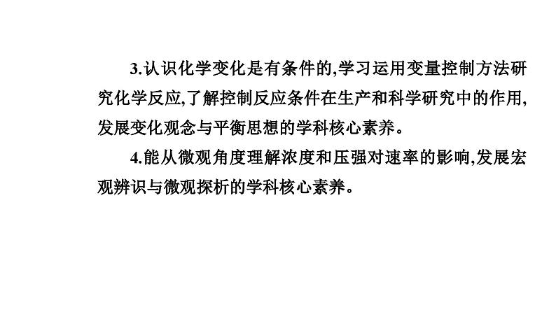 人教版高中化学必修第二册第六章化学反应与能量第二节课时二化学反应的限度化学反应条件的控制课件第3页