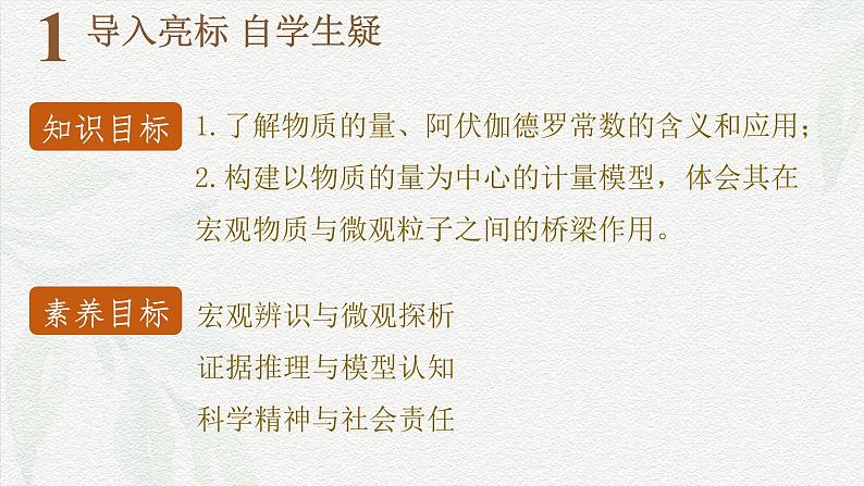 2.3物质的量- 课件—2024-2025学年高一上学期化学人教版（2019）必修第一册第2页