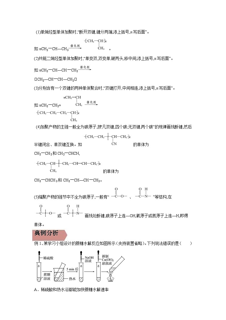 高考化学二轮复习易错题易错点30 大分子和高分子（原卷版）第2页