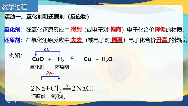 第一章物质及其变化 第三节 第2课时 氧化剂和还原剂、单双线桥（课件）-2024-2025学年高一化学教学课件（人教版2019必修第一册）05