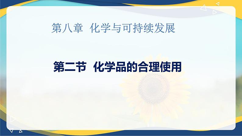 8.2化学品的合理使用  课件 高一下学期化学人教版（2019）必修第二册第1页