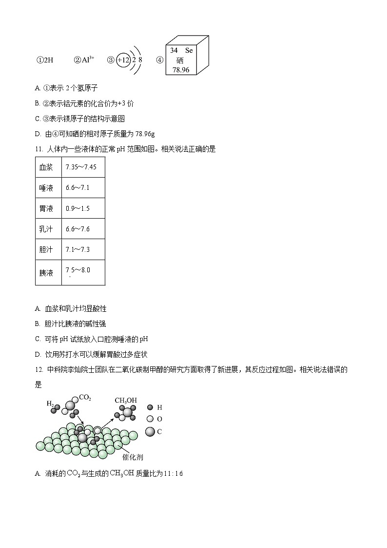四川省阆中中学校2024-2025学年高二上学期开学考试 化学试题（原卷版）03