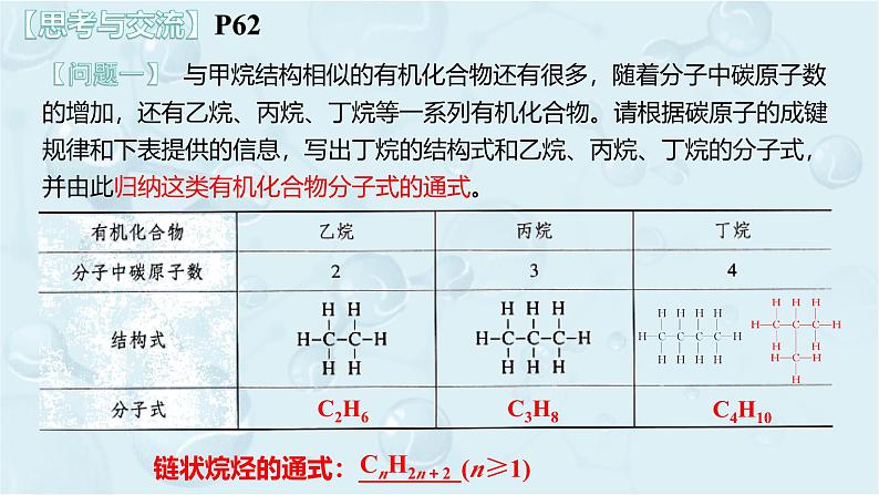 高一下学期 化学人教版（2019）必修第二册课件 7.1.2 烷烃的结构05