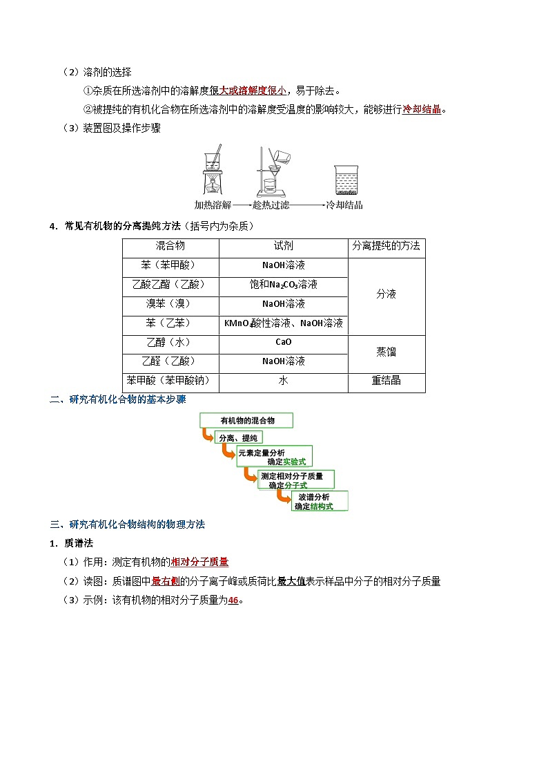知识清单29 有机合成与推断（教师版） 2025年高考化学一轮复习知识清单第3页