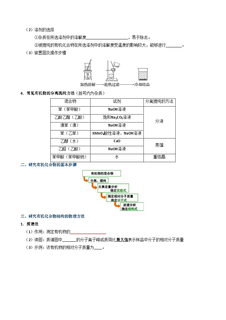 知识清单29 有机合成与推断（学生版） 2025年高考化学一轮复习知识清单第3页