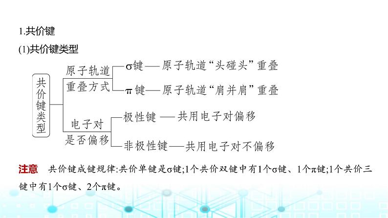 新高考化学复习专题八化学键分子和晶体的结构与性质教学课件第3页